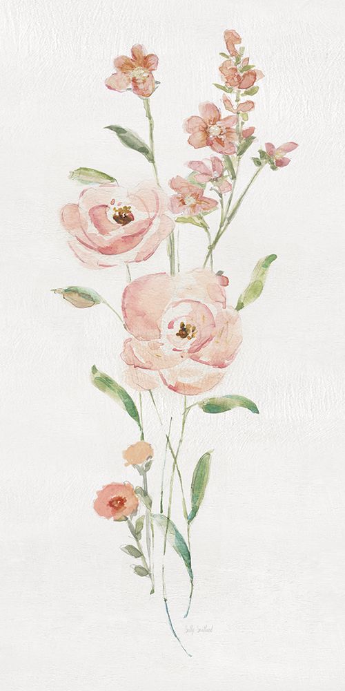 Floral Belle I art print by Sally Swatland for $57.95 CAD
