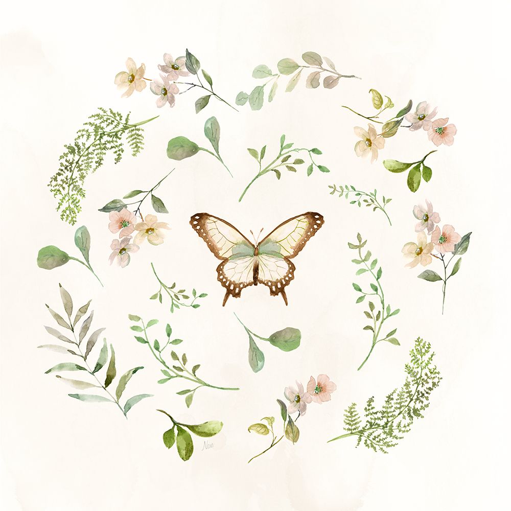 Butterfly Enchantment II art print by Nan for $57.95 CAD