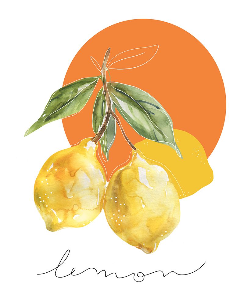 Lemon art print by Carol Robinson for $57.95 CAD