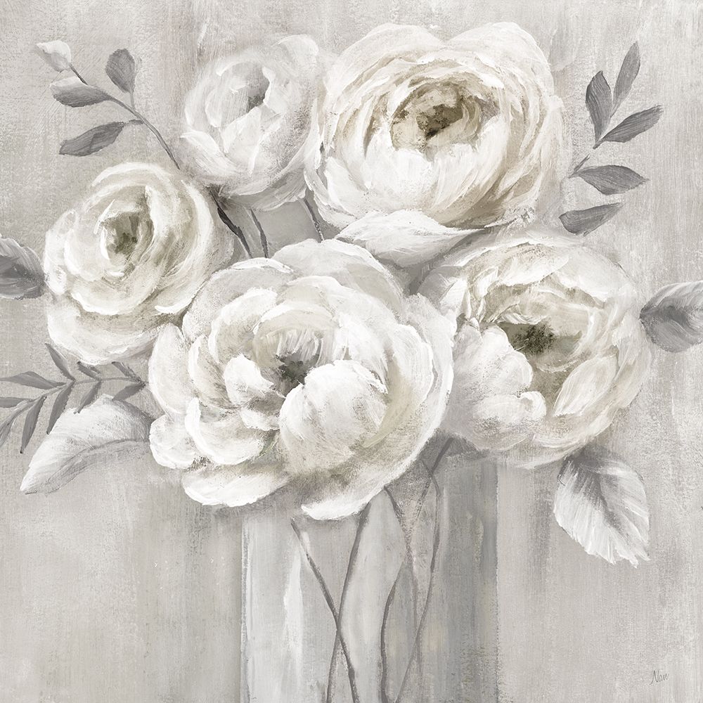 Creamy Peonies art print by Nan for $57.95 CAD