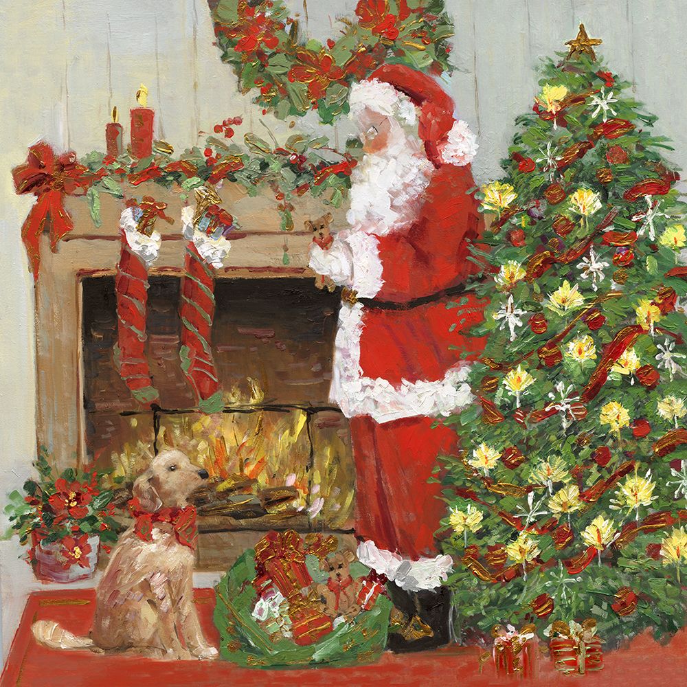 Santas Helper art print by Sally Swatland for $57.95 CAD