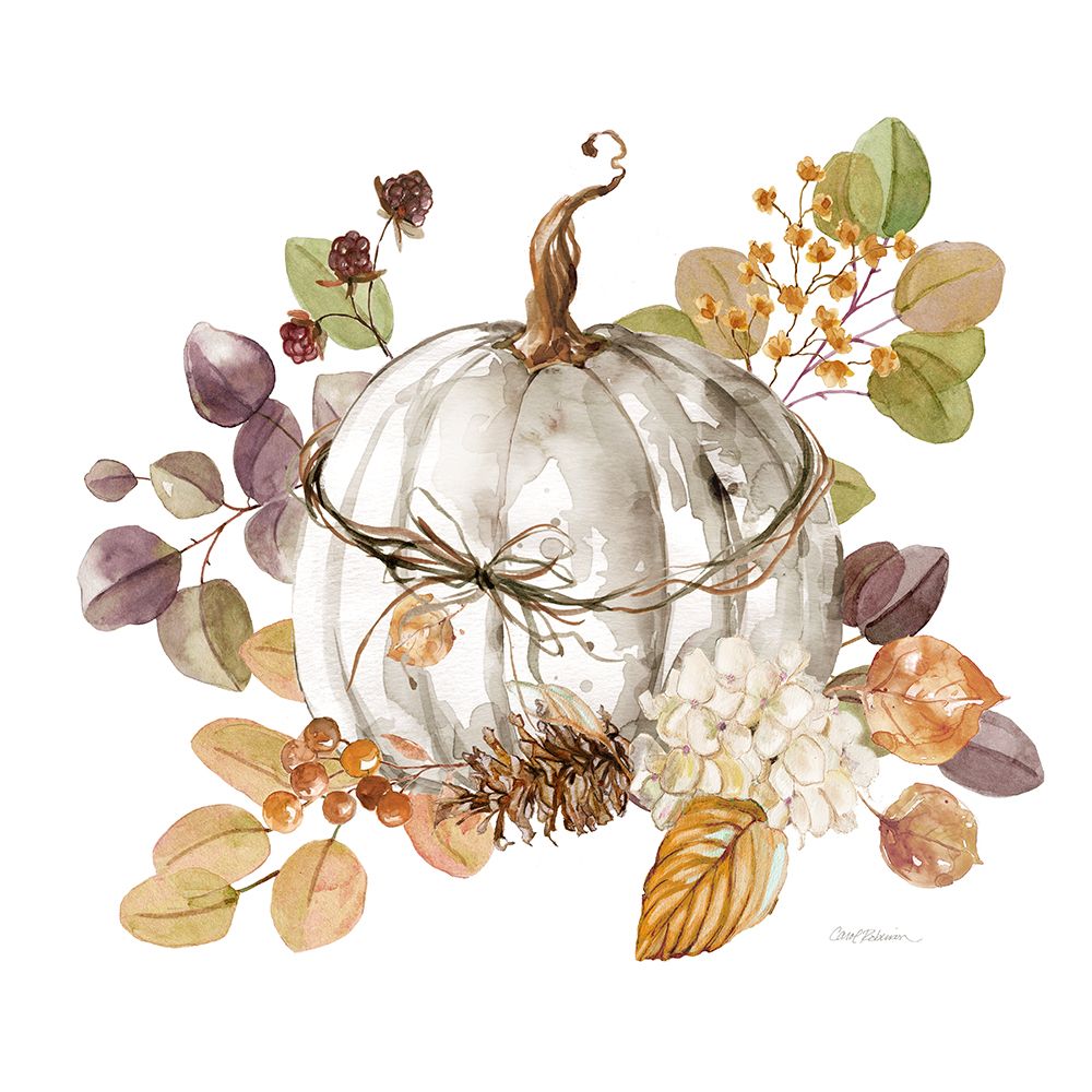 Autumn Beginnings Pumpkin II art print by Carol Robinson for $57.95 CAD