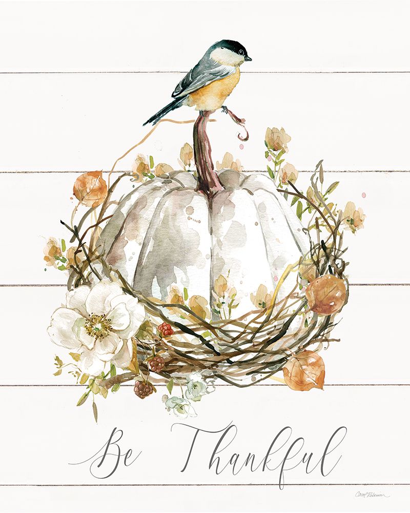 Be Thankful Bird art print by Carol Robinson for $57.95 CAD