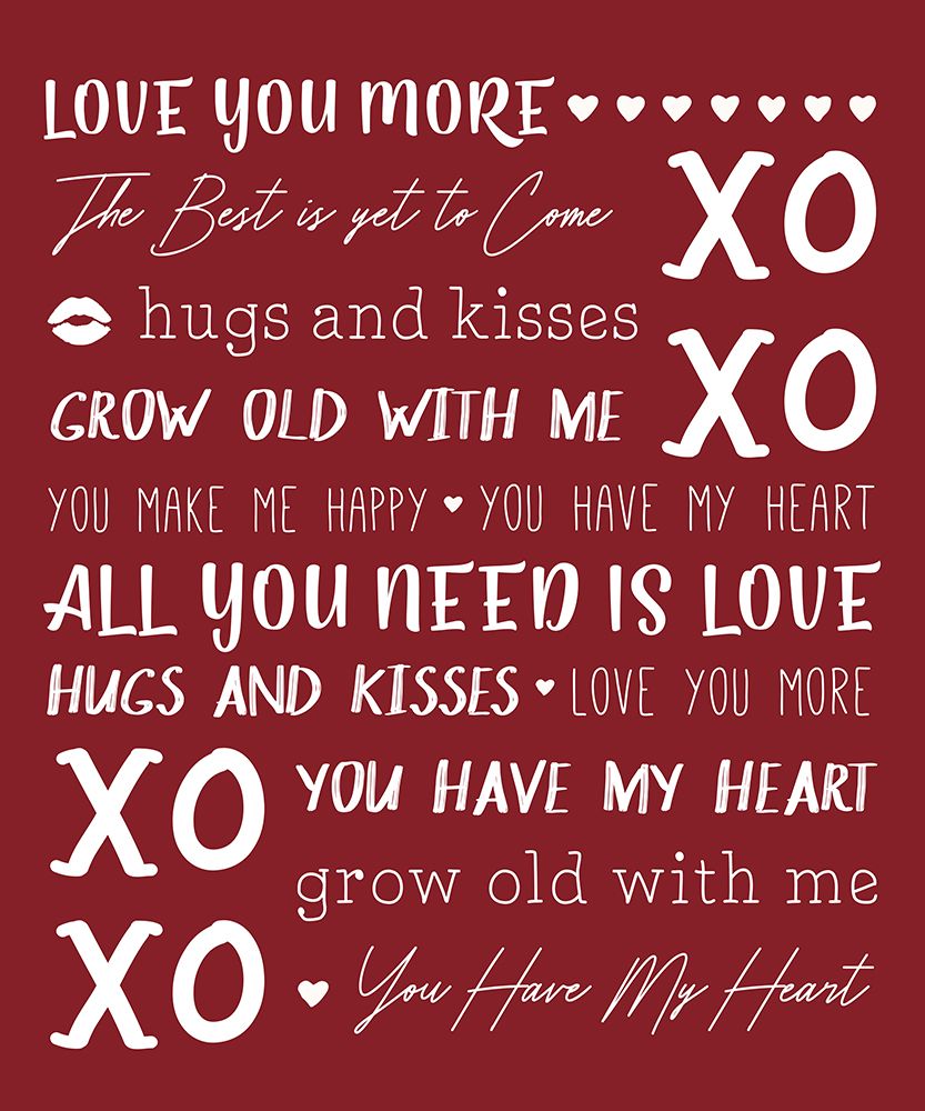 Love You More art print by CAD Design for $57.95 CAD
