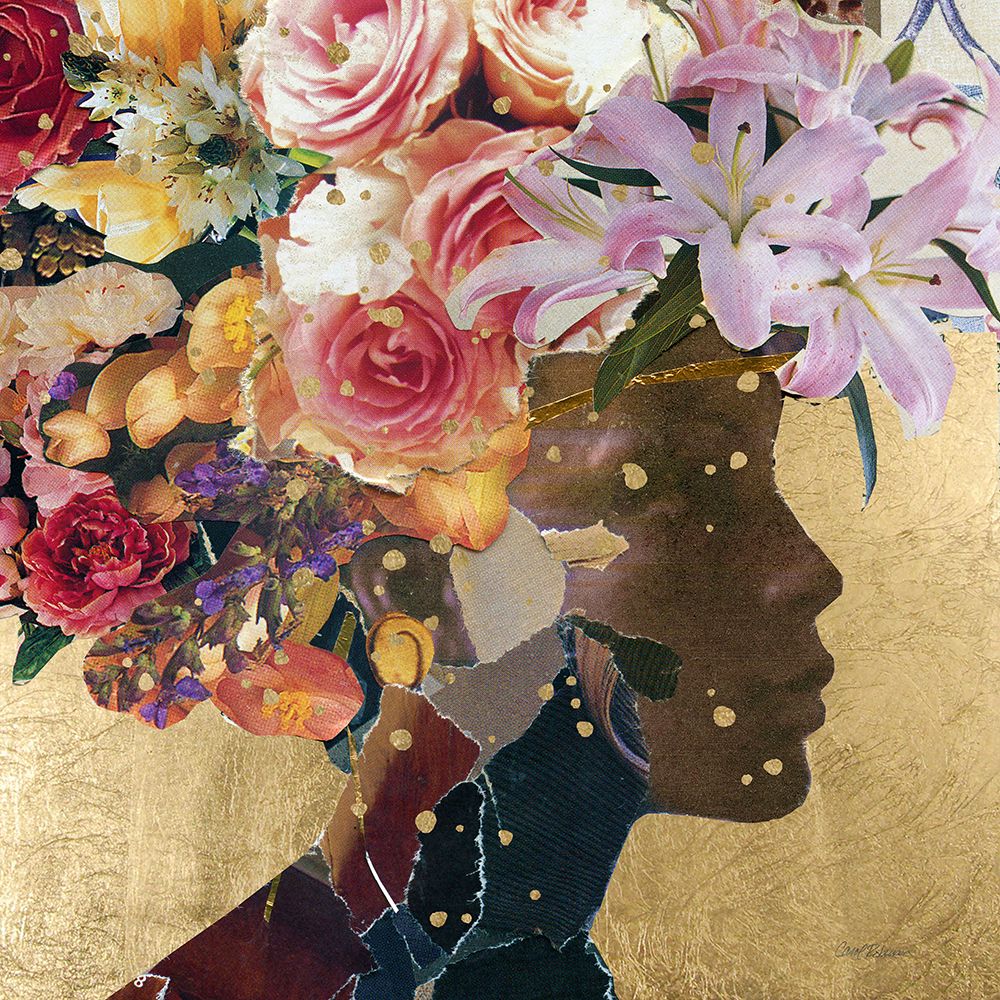 Golden Lady I art print by Carol Robinson for $57.95 CAD