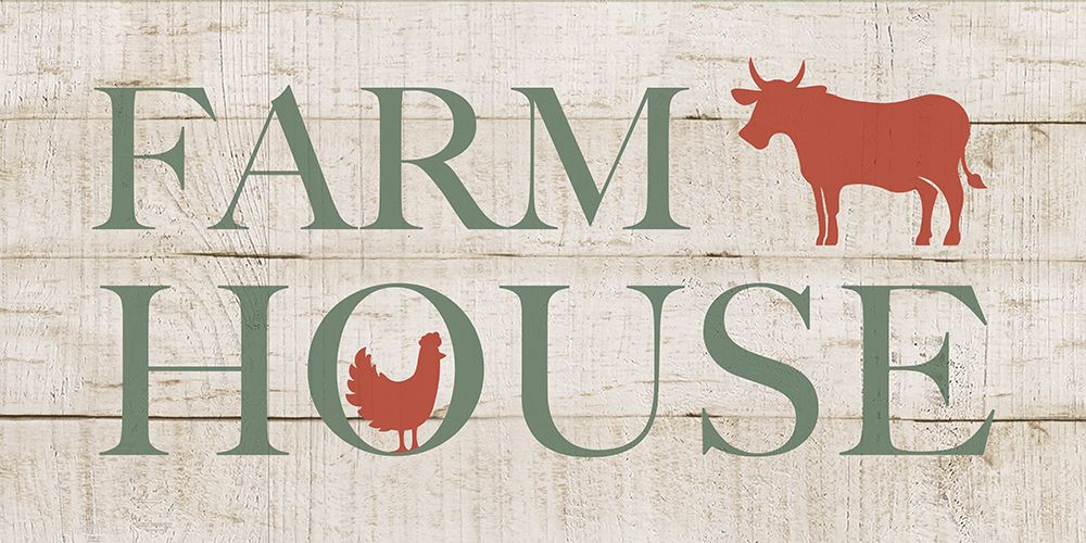 Farmhouse art print by CAD Design for $57.95 CAD