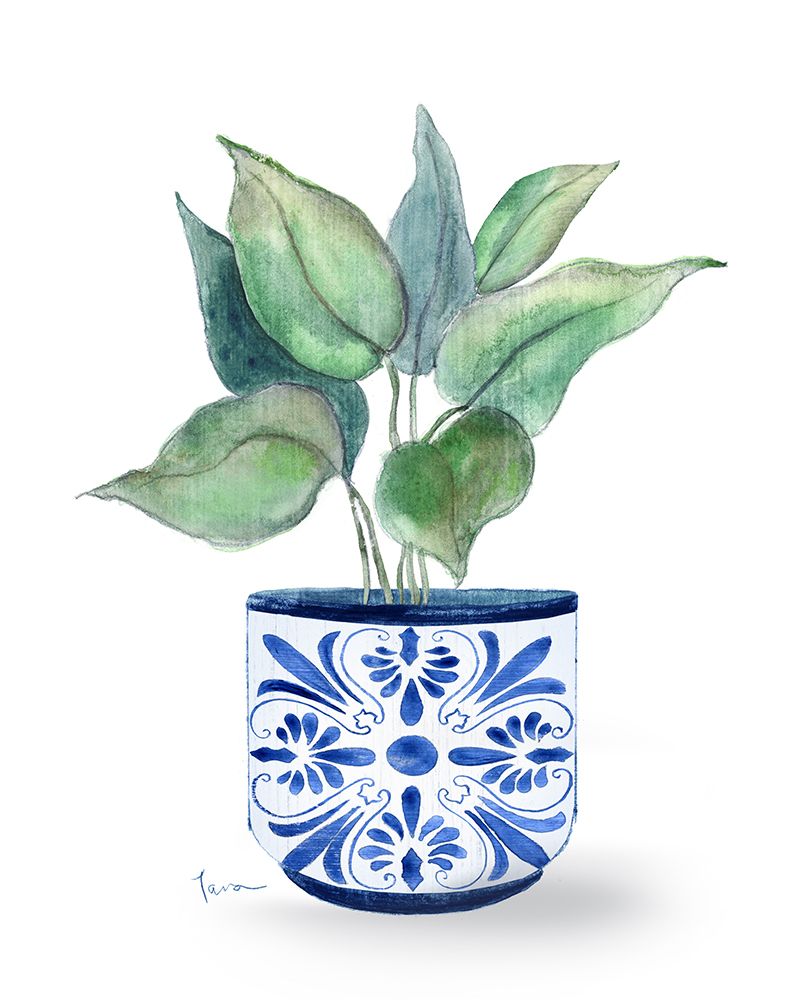 Plant Chinoiserie I art print by Tava Studios for $57.95 CAD