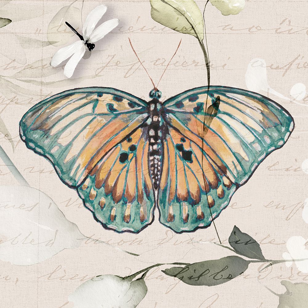 Papillon I art print by Susan Jill for $57.95 CAD