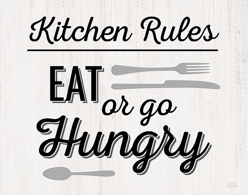Eat or Go Hungry art print by Natalie Carpentieri for $57.95 CAD