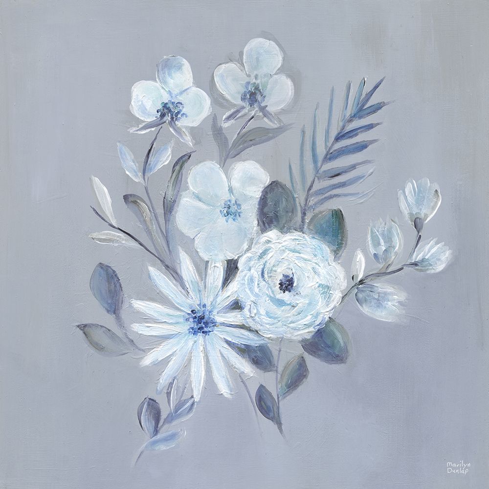 Blue Is My Garden I art print by Marilyn Dunlap for $57.95 CAD