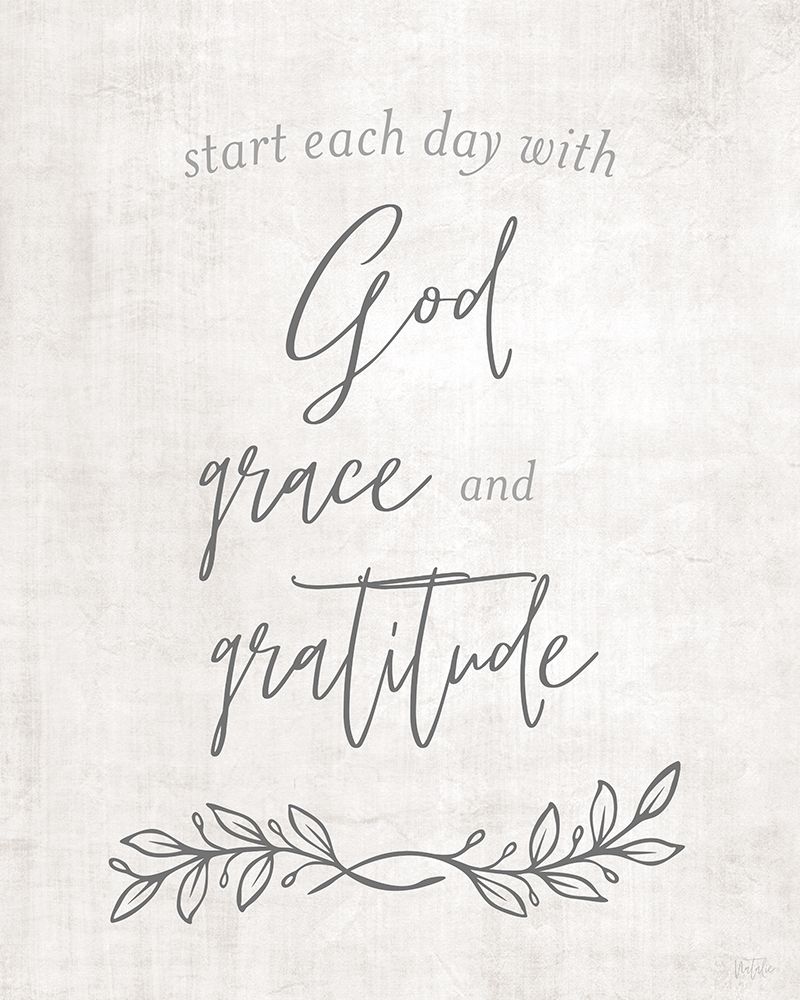 God Grace and Gratitude art print by Natalie Carpentieri for $57.95 CAD