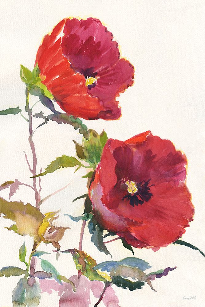 Hibiscus Glow I art print by Theresa Troise Heidel for $57.95 CAD