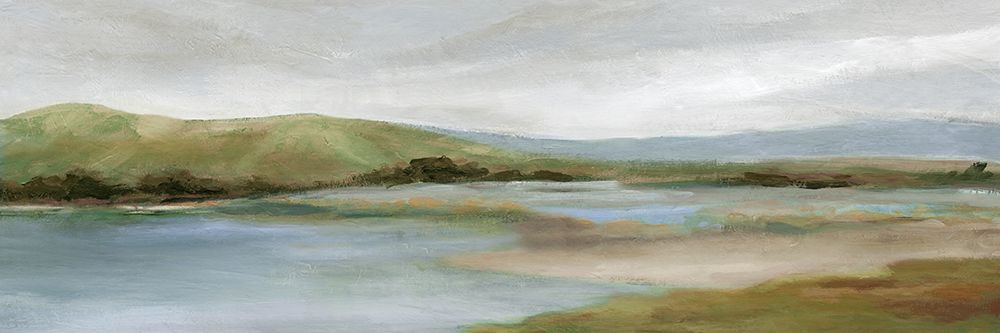 Foothills with Lake art print by Carol Robinson for $57.95 CAD
