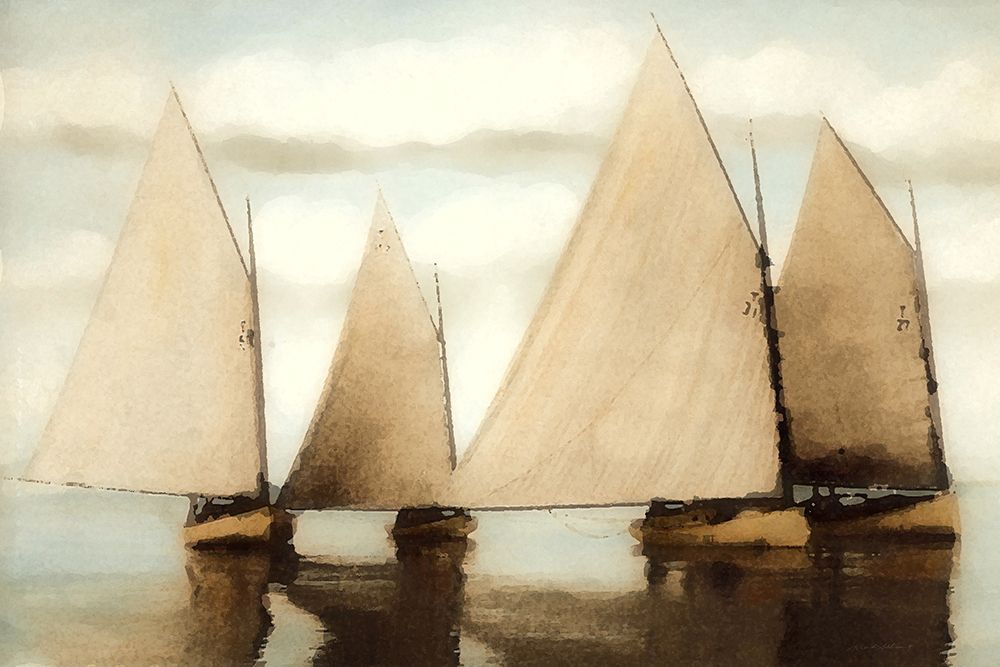 Four Sails art print by Rhonda Addison for $57.95 CAD