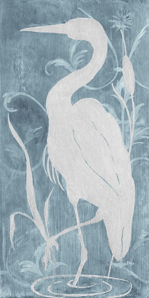 Silver Egret II art print by Tava Studios for $57.95 CAD