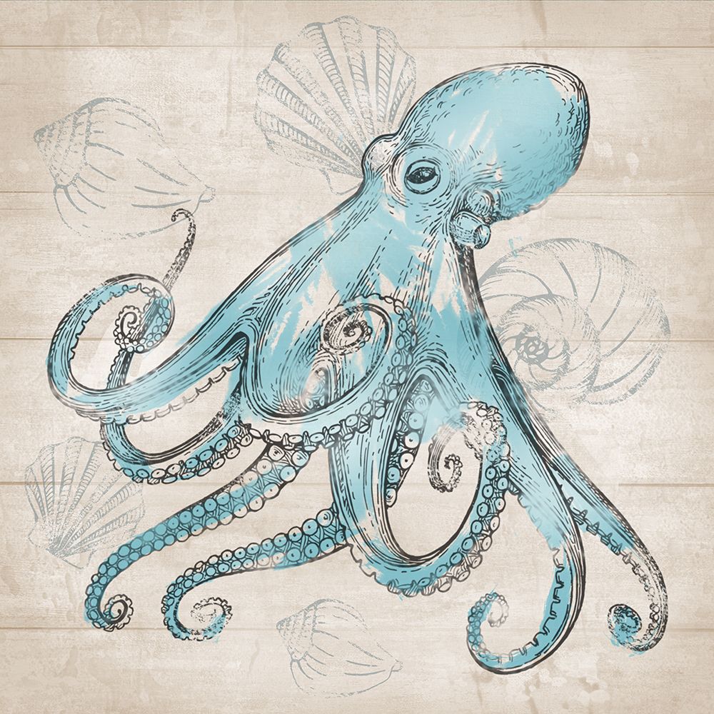 Octopus art print by Conrad Knutsen for $57.95 CAD