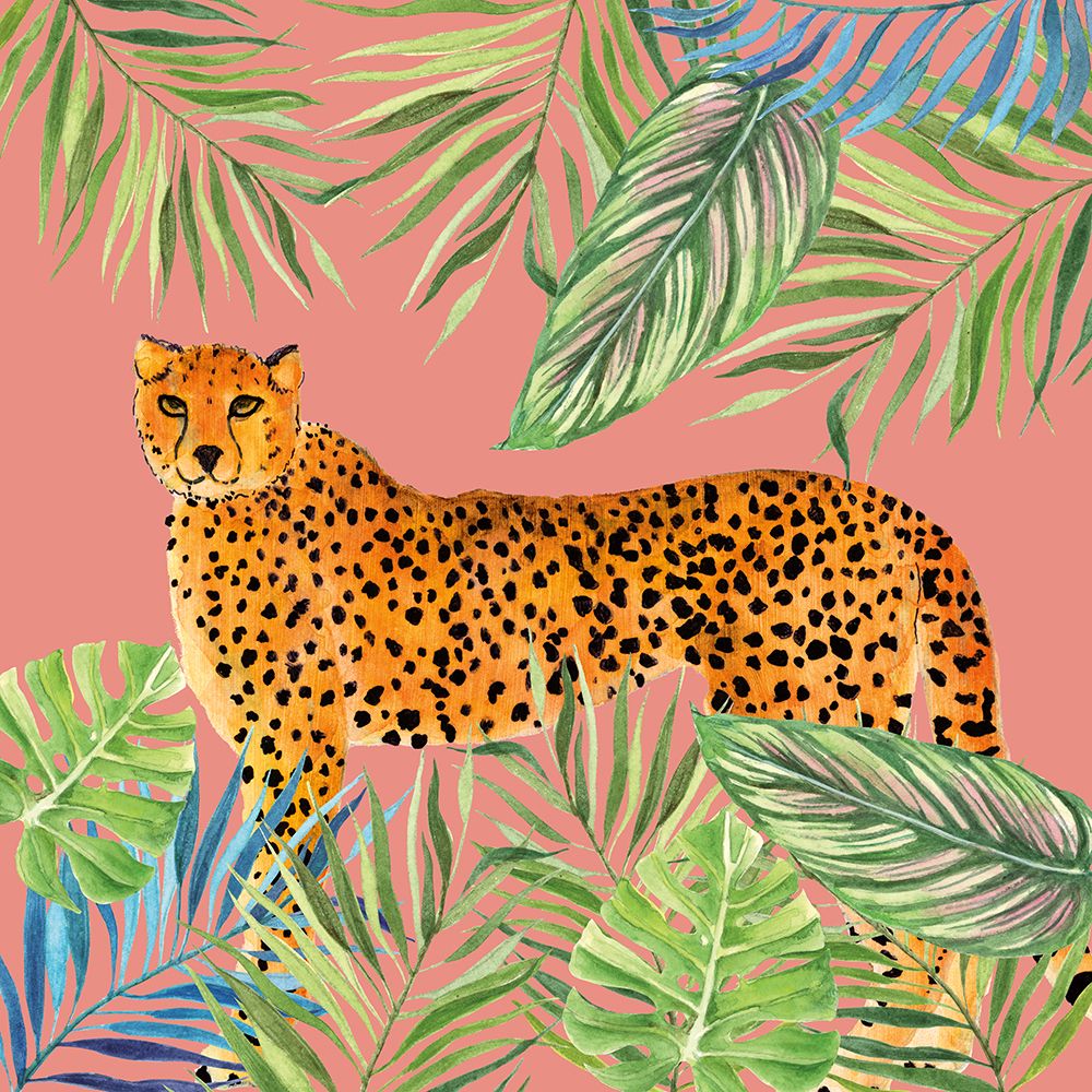 Tropical Cat II art print by Tava Studios for $57.95 CAD