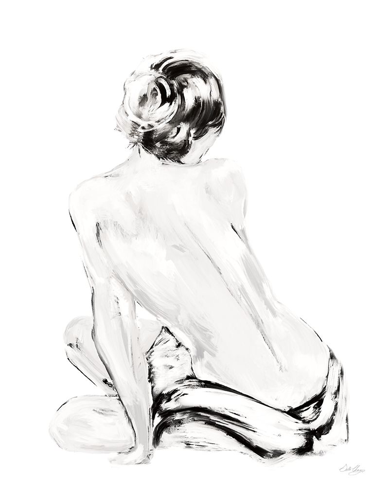 Impressionistic Soft Nude II art print by Stella Chang for $57.95 CAD