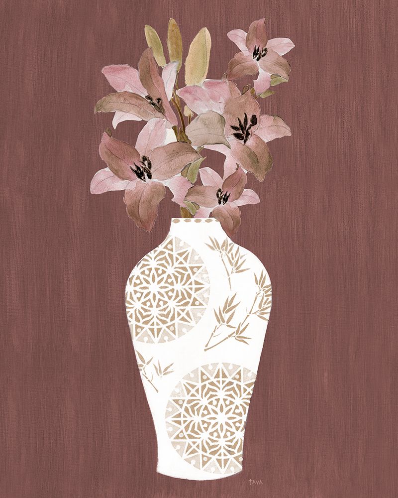 Romantic Floral II art print by Tava Studios for $57.95 CAD