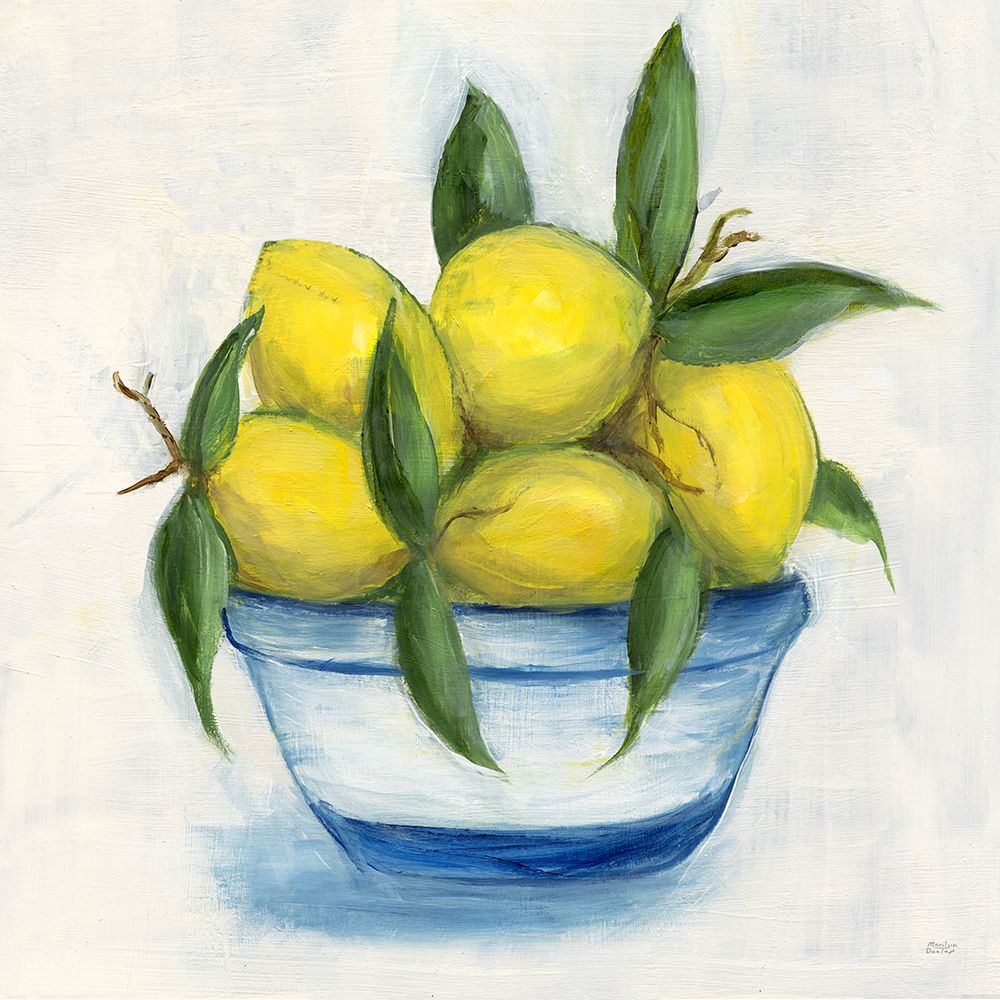Sicilian Lemons I art print by Marilyn Dunlap for $57.95 CAD