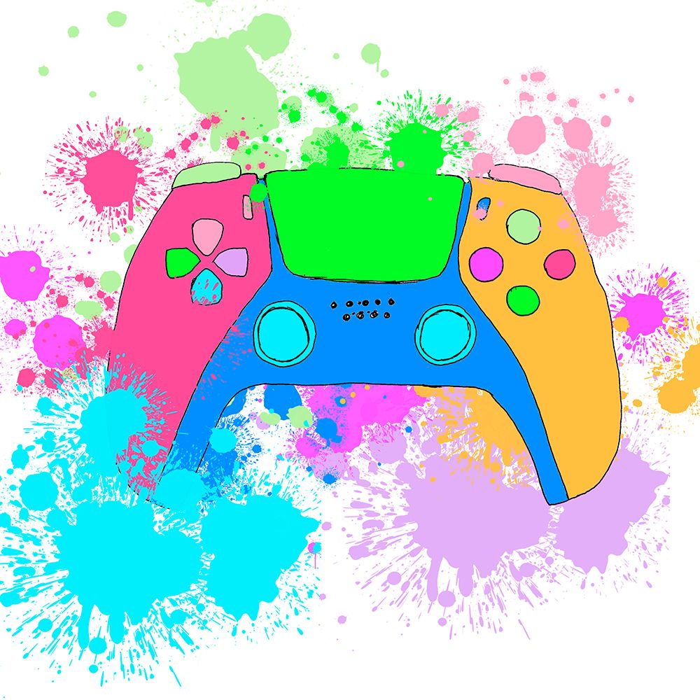 Gaming in Color art print by Daniela Santiago for $57.95 CAD