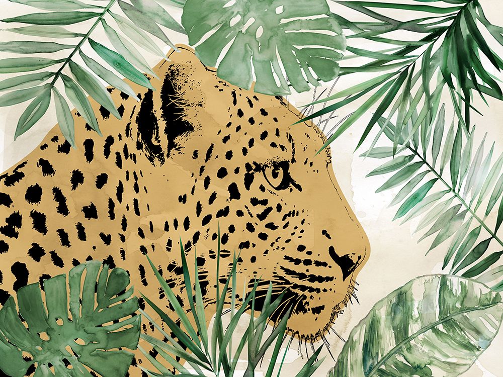 Palm Leopard I art print by Carol Robinson for $57.95 CAD
