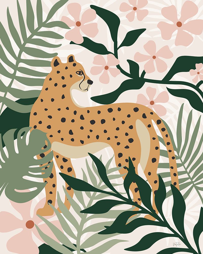 Jungle Cat I art print by Natalie Carpentieri for $57.95 CAD