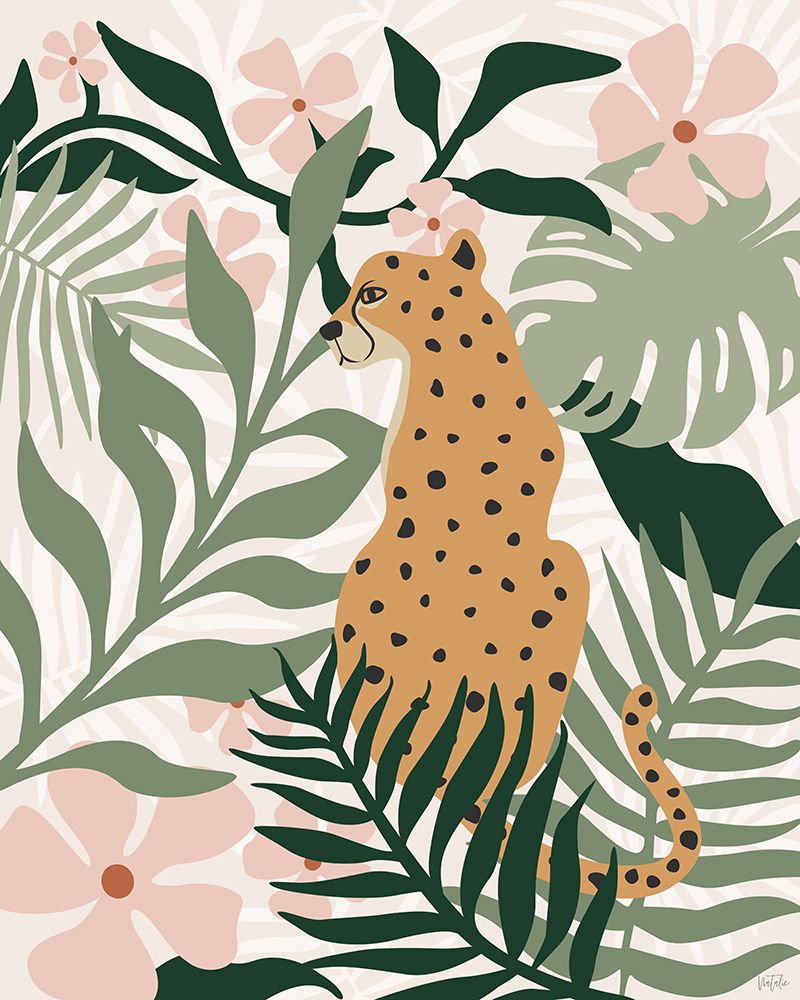 Jungle Cat II art print by Natalie Carpentieri for $57.95 CAD
