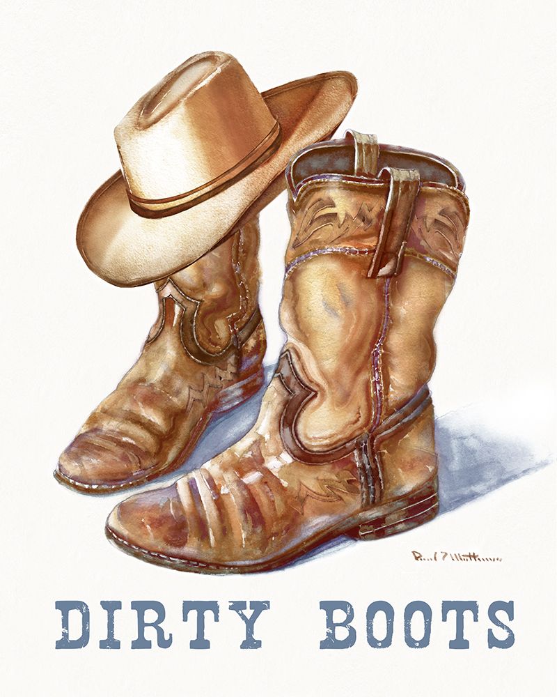 Dirty Boots art print by Paul Mathenia for $57.95 CAD