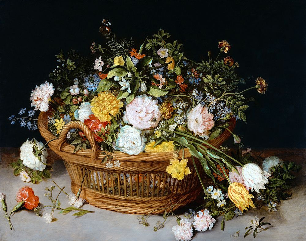 A Basket of Flowers art print by Jan Brueghel for $57.95 CAD