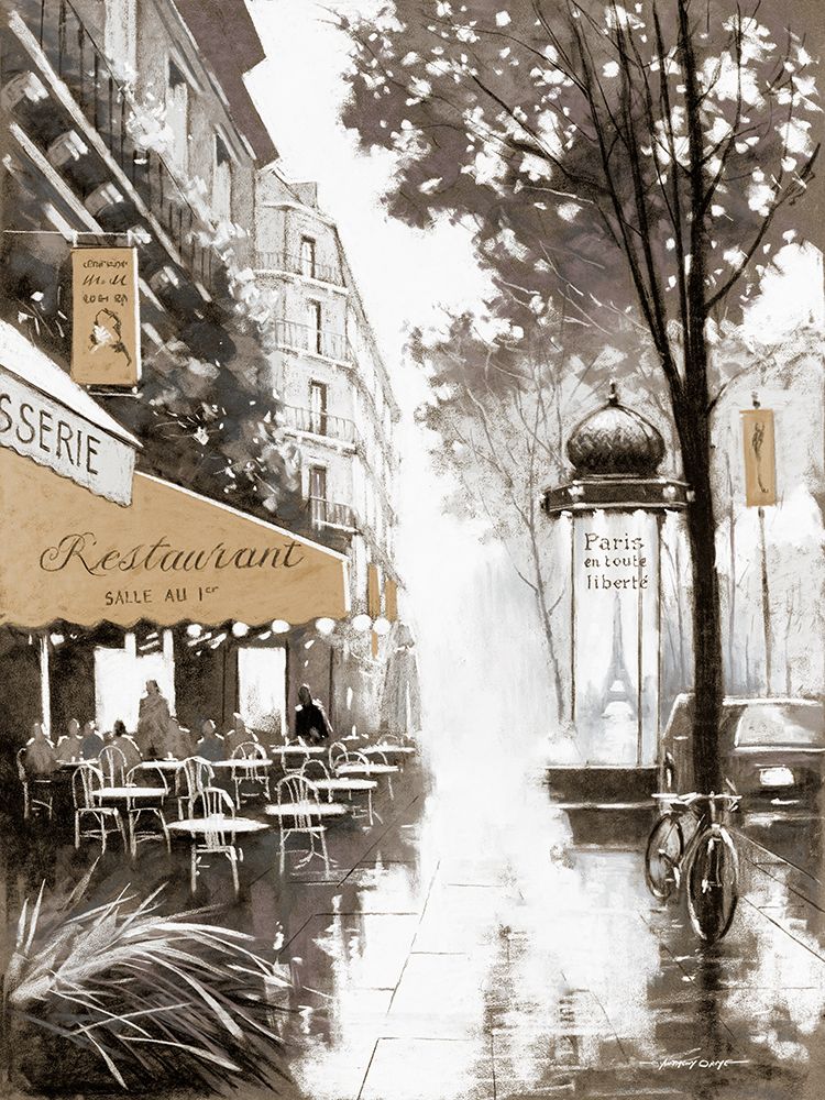 Stroll Through Paris II art print by E. Anthony Orme for $57.95 CAD