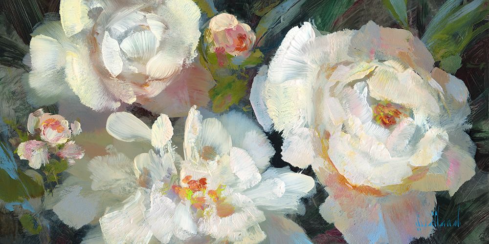 Garden Peonies Trio art print by Katie Swatland for $57.95 CAD