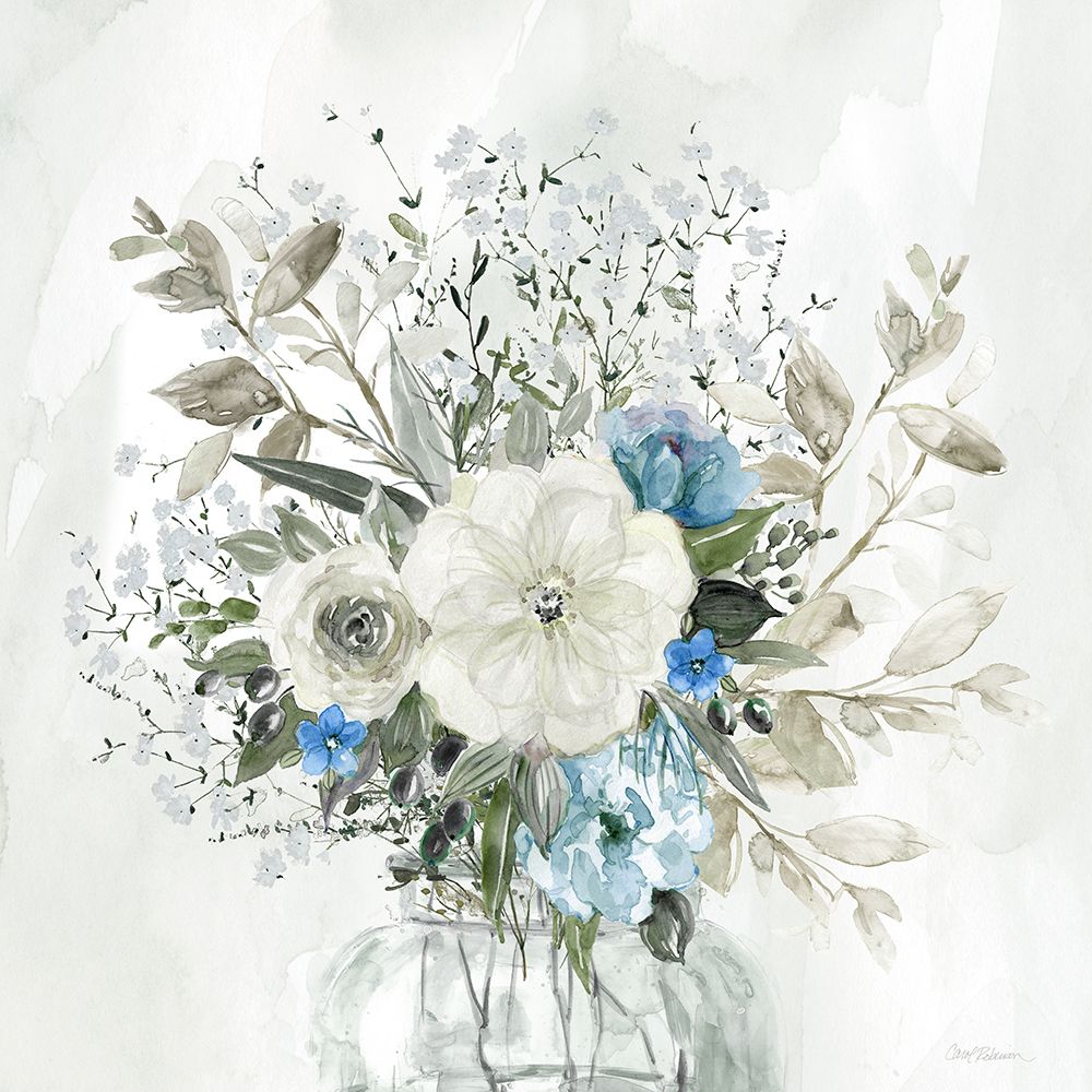 Charming Blues I art print by Carol Robinson for $57.95 CAD