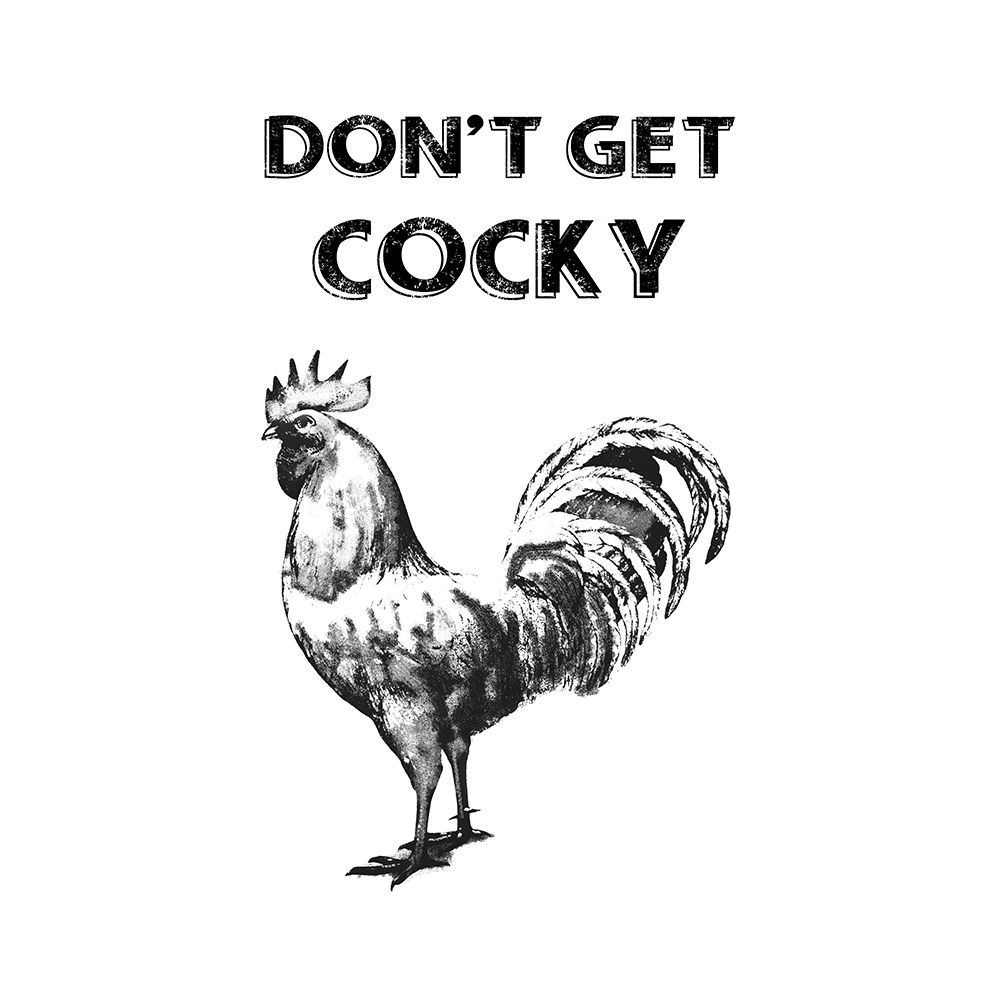 Witty Rooster III art print by Conrad Knutsen for $57.95 CAD