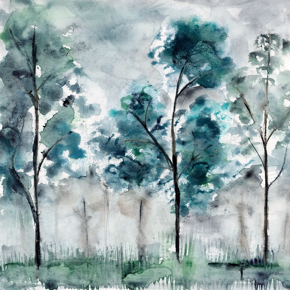 Foggy Trees art print by Stella Chang for $57.95 CAD