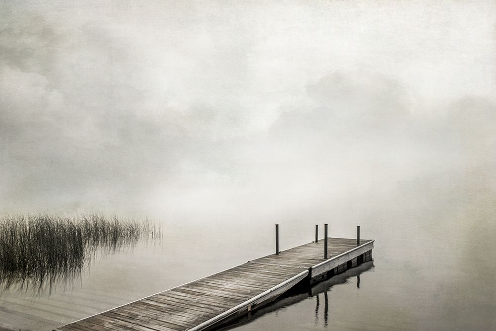 Misty Dock art print by Peter Hawkins for $57.95 CAD