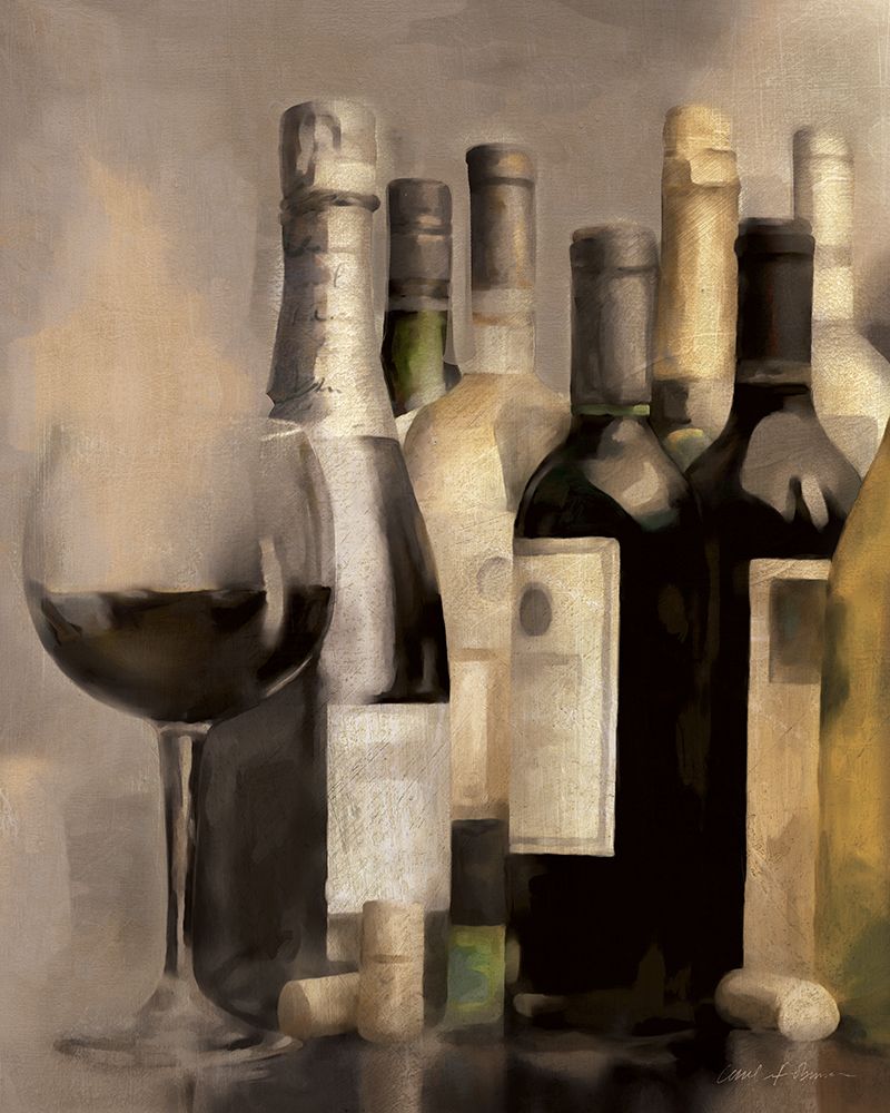 Wine Shelf II art print by Carol Robinson for $57.95 CAD