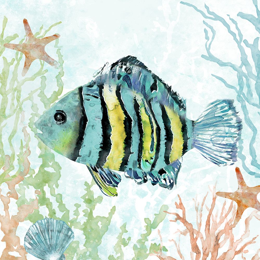 Tropical Fish II art print by Carol Robinson for $57.95 CAD