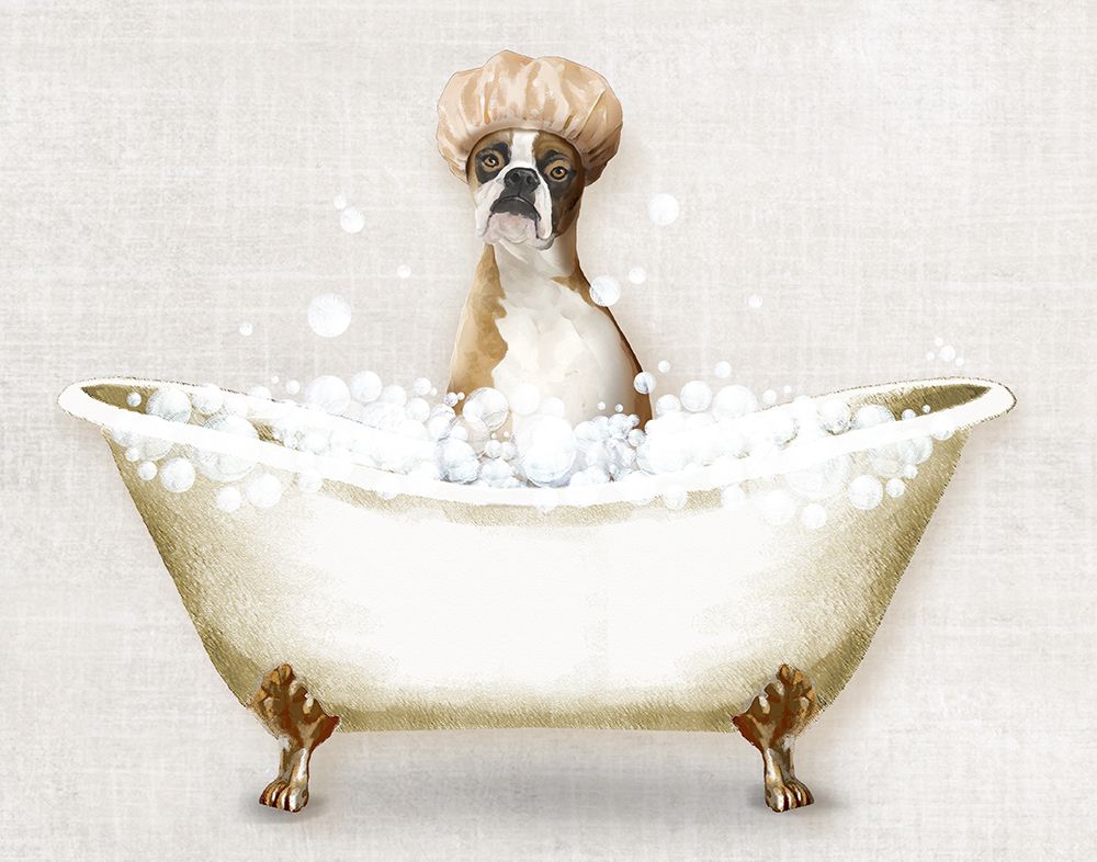 Bath Dogs I art print by Conrad Knutsen for $57.95 CAD