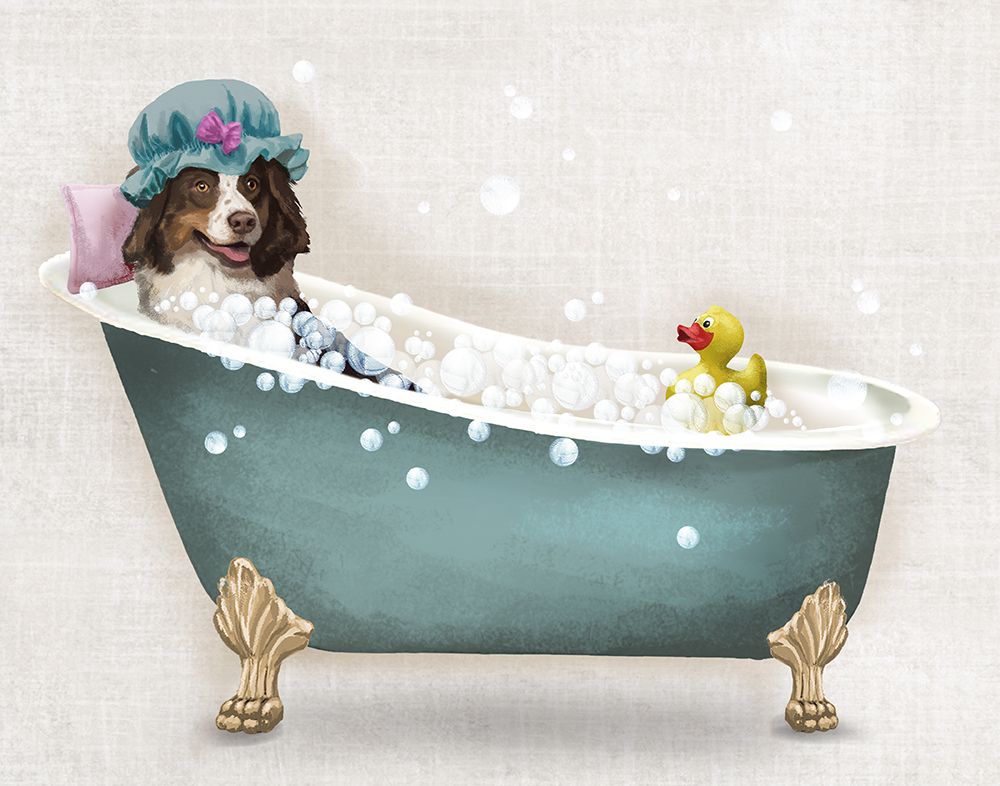 Bath Dogs II art print by Conrad Knutsen for $57.95 CAD