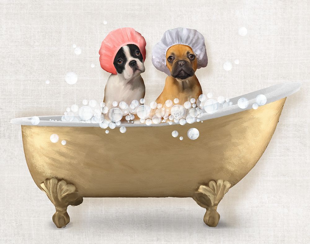 Bath Dog IV art print by Conrad Knutsen for $57.95 CAD