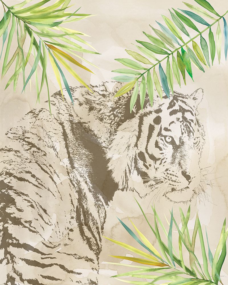 Boho Jungle Cat I art print by Carol Robinson for $57.95 CAD