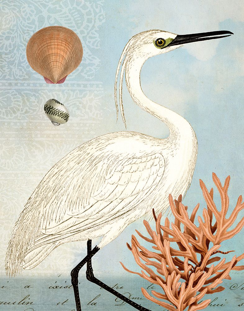 Blue Egret art print by Susan Arnot for $57.95 CAD