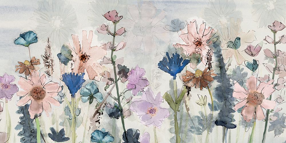 Endless Wild Flowers art print by Val Rhodes for $57.95 CAD
