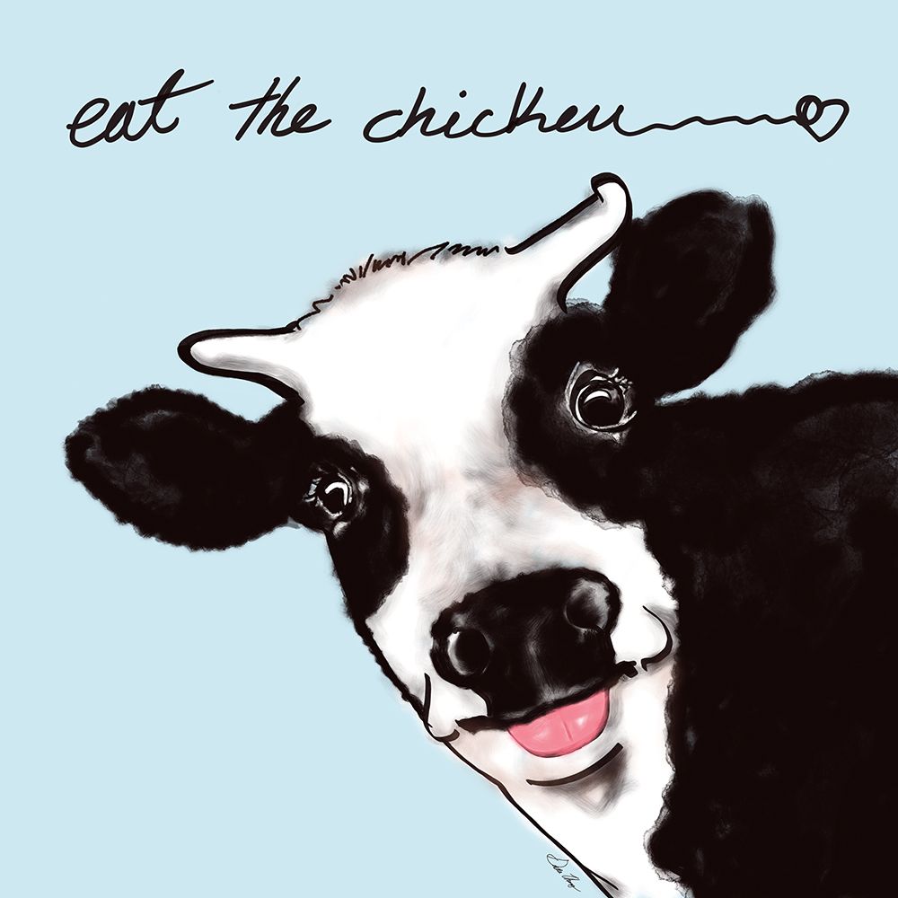 Moo art print by Stella Chang for $57.95 CAD