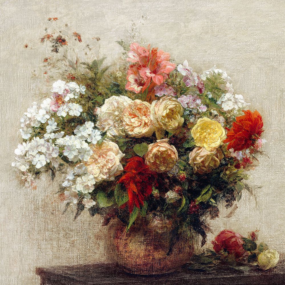 Summer Flowers art print by Henri Fantin-Latour for $57.95 CAD