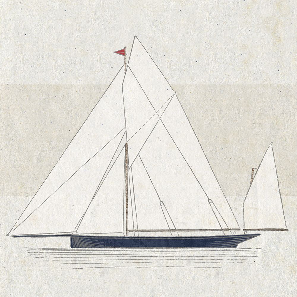 Yawl Stripe art print by Susan Arnot for $57.95 CAD