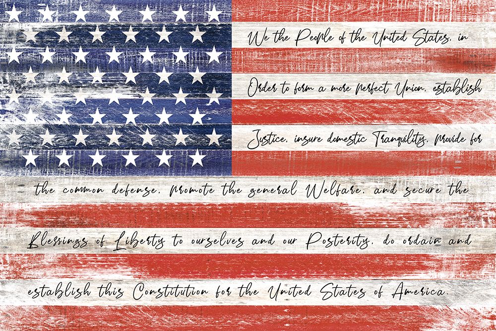 We the People art print by CAD Design for $57.95 CAD