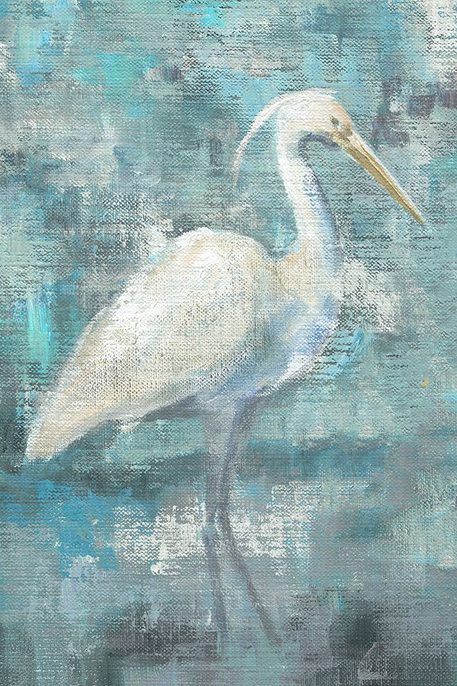 Coastal Egret I art print by Nan for $57.95 CAD