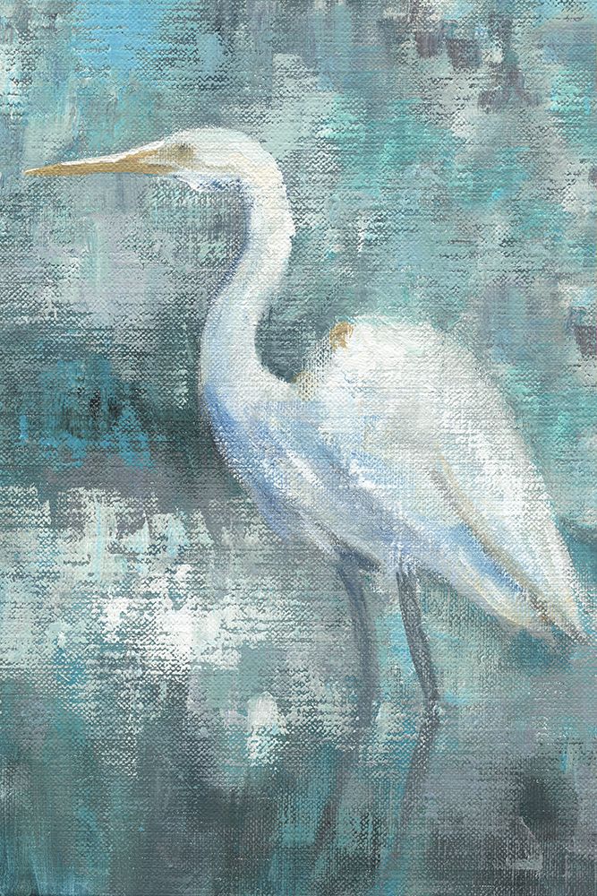 Coastal Egret II art print by Nan for $57.95 CAD